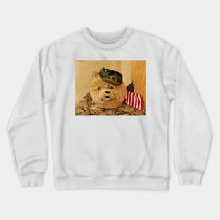 Teddy Bear In Uniform Crewneck Sweatshirt